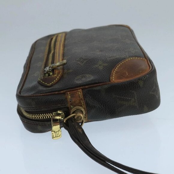 LOUIS VUITTON Monogram Marly Dragonne GM Clutch Bag M51825 LV Auth 101783 - Picture 8 of 16